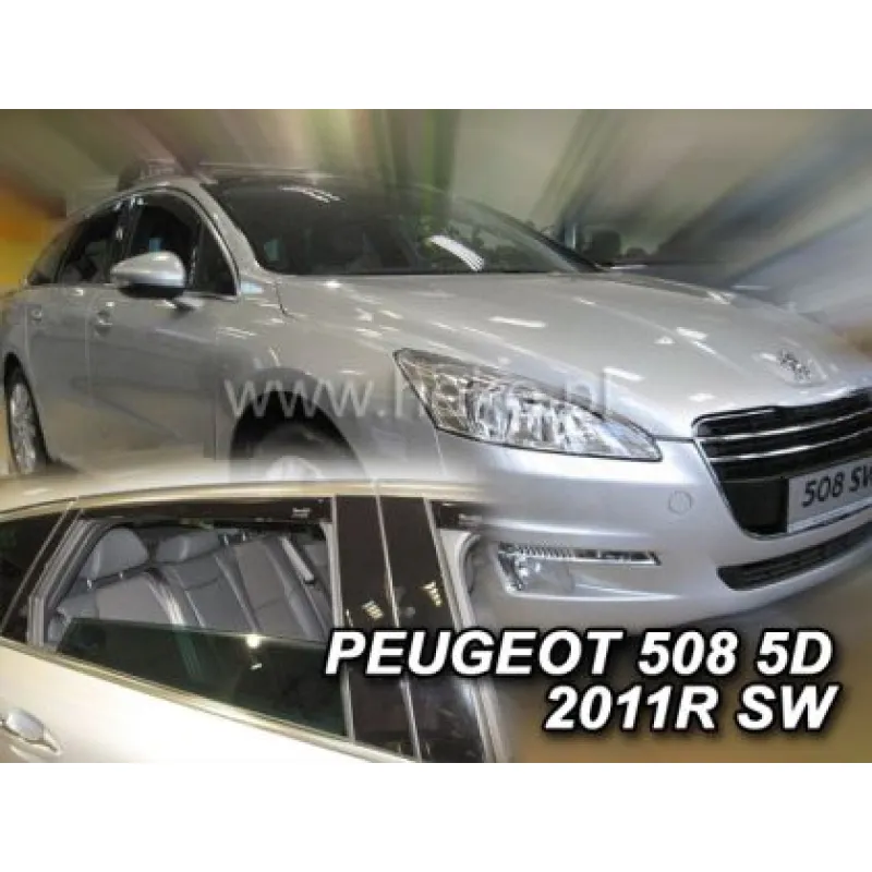 Ανεμοθραύστες για Peugeot 508 (2011+) combi - 4 τμχ. εμπρός και πίσω Ανεμοθραύστες για Peugeot 508 (2011+) combi - 4 τμχ. εμπρός και πίσω