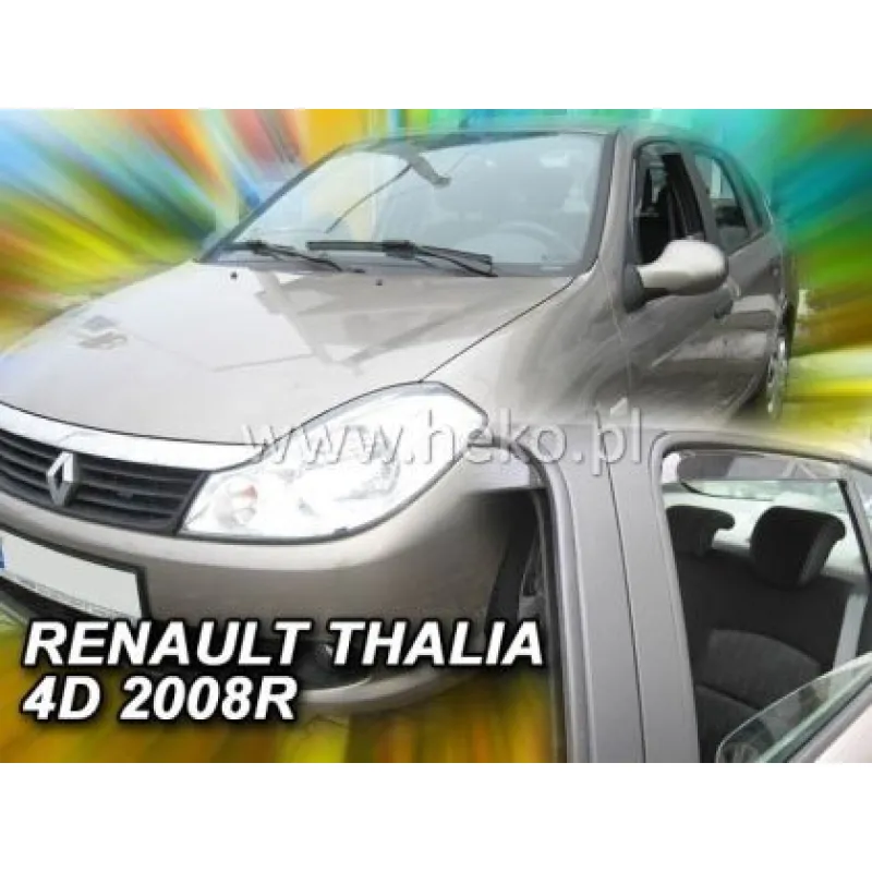 Ανεμοθραύστες για Renault Thalia (2008+) - 4 τμχ. εμπρός και πίσω Ανεμοθραύστες για Renault Thalia (2008+) - 4 τμχ. εμπρός και πίσω
