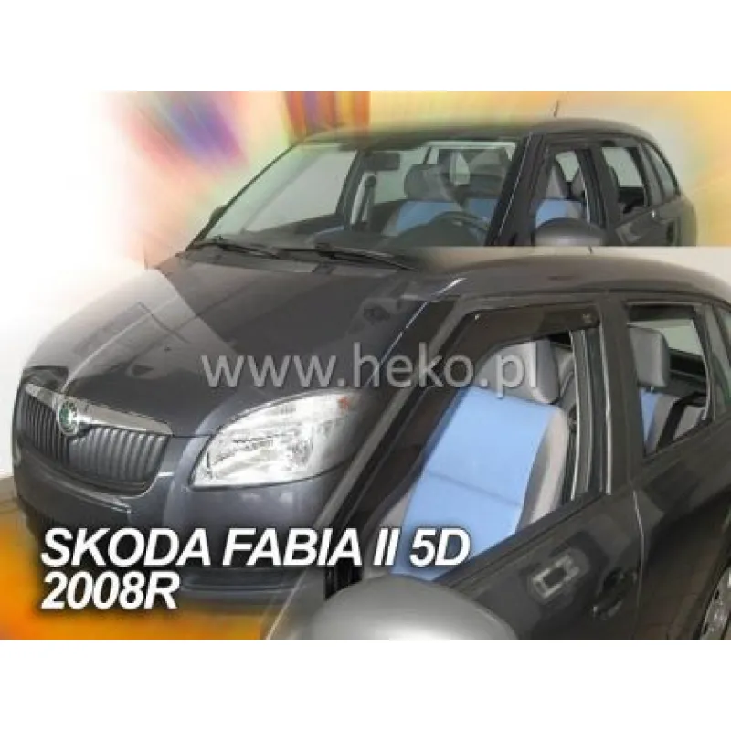 Ανεμοθραύστες για Skoda Fabia (2008-2015) combi - 4 τμχ εμπρός και πίσω Ανεμοθραύστες για Skoda Fabia (2008-2015) combi - 4 τμχ εμπρός και πίσω