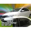 Ανεμοθραύστες για Skoda Rapid (2012+) 5 πορτο - 4 τμχ εμπρός και πίσω Ανεμοθραύστες για Skoda Rapid (2012+) 5 πορτο - 4 τμχ εμπρός και πίσω