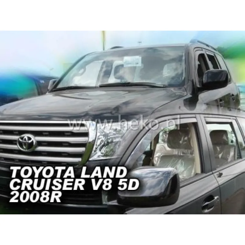 Ανεμοθραύστες για Toyota Land Cruiser J200 V8 (2008+) 5 πορτο - 2 τμχ εμπρός Ανεμοθραύστες για Toyota Land Cruiser J200 V8 (2008+) 5 πορτο - 2 τμχ εμπρός