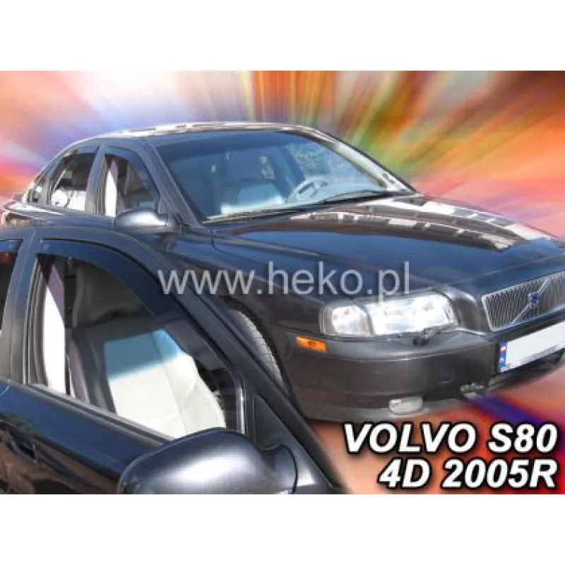 Ανεμοθραύστες για Volvo 460 / 440 (1987-1997) sedan - 4 τμχ. εμπρός και πίσω Ανεμοθραύστες για Volvo 460 / 440 (1987-1997) sedan - 4 τμχ. εμπρός και πίσω