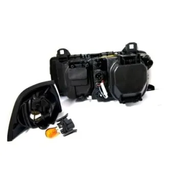 Φανάρια εμπρός angel eyes για Bmw E36 (1991-2000) 2d coupe - μαύρα , με λάμπες (Η7) - σετ 2τμχ.