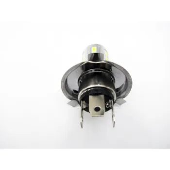 Led λάμπα H4, H4 με 16 led και προτζέκτορα - 1τμχ.