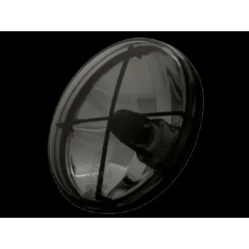 Φανάρια εμπρός με σταυρό για Vw Golf II (1983-1993) - μαύρα chrome εσωτερικά ,  χωρίς  λάμπες (Η 3 ) - σετ 2τμχ.