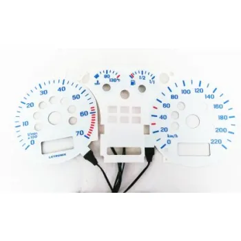 Φωτιζόμενο καντράν Vw Golf 4 / Bora - 220 km/h / 7000 στρ. μπλε