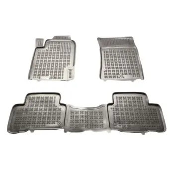 Λαστιχένια πατάκια Rezaw Plast για SSANGYONG Rexton (2012-2017) τύπου σκαφάκι - 3τμχ.