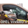Ανεμοθραύστες για Opel Vivaro / Renault Trafic (2014+) (συν φινιστρίνι) 2 τμχ. εμπρός