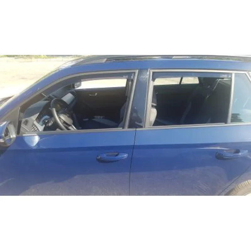 Ανεμοθραύστες για Skoda Fabia (2014+) 5 πορτο , combi- 4 τμχ εμπρός και πίσω Ανεμοθραύστες για Skoda Fabia (2014+) 5 πορτο , combi- 4 τμχ εμπρός και πίσω