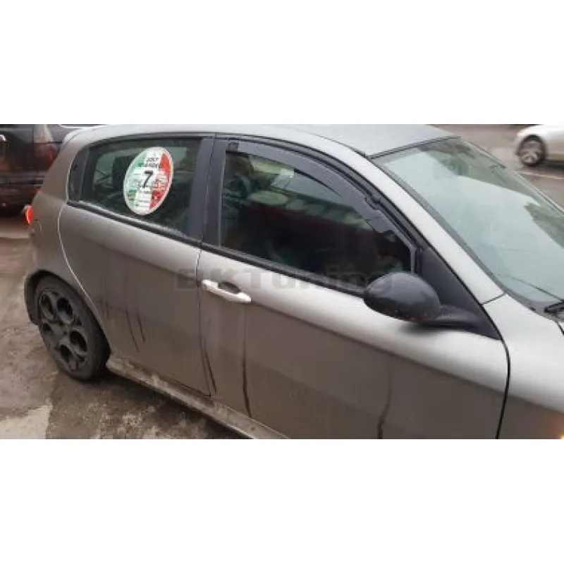 Ανεμοθραύστες για Alfa Romeo 147 (2000-2010) - 5 πορτο - 4 τμχ. εμπρός και πίσω Ανεμοθραύστες για Alfa Romeo 147 (2000-2010) - 5 πορτο - 4 τμχ. εμπρός και πίσω
