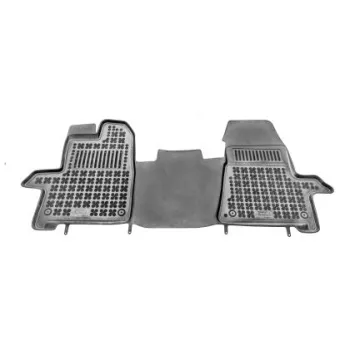 Λαστιχένια πατάκια Rezaw Plast για Ford Transit Custom (2013-2023) / Tourneo Custom (2013-2018) / Transit (2013+) - 2 θέσιο τύπου σκαφάκι - 1τμχ.