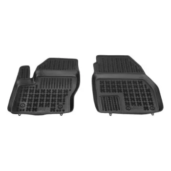 Λαστιχένια πατάκια Rezaw Plast για Ford Transit Connect II (2013-2023) - front with an extra material on the driver side - τύπου σκαφάκι - 2τμχ.