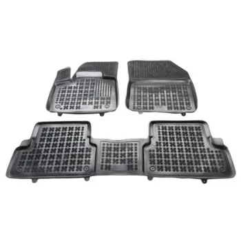 Λαστιχένια πατάκια Rezaw Plast για PEUGEOT 3008 (2016-2024) - except for the Plug-in Hybrid - τύπου σκαφάκι - 3τμχ.