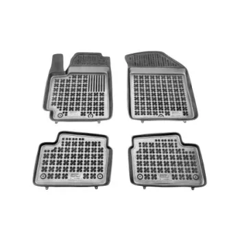Λαστιχένια πατάκια Rezaw Plast για KIA Picanto II (2011-2017) / Picanto III (2017+) - τύπου σκαφάκι - 4τμχ.