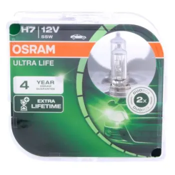 Λάμπα αλογόνου H7 Osram Ultra Life - 2 τμχ. καρτέλα