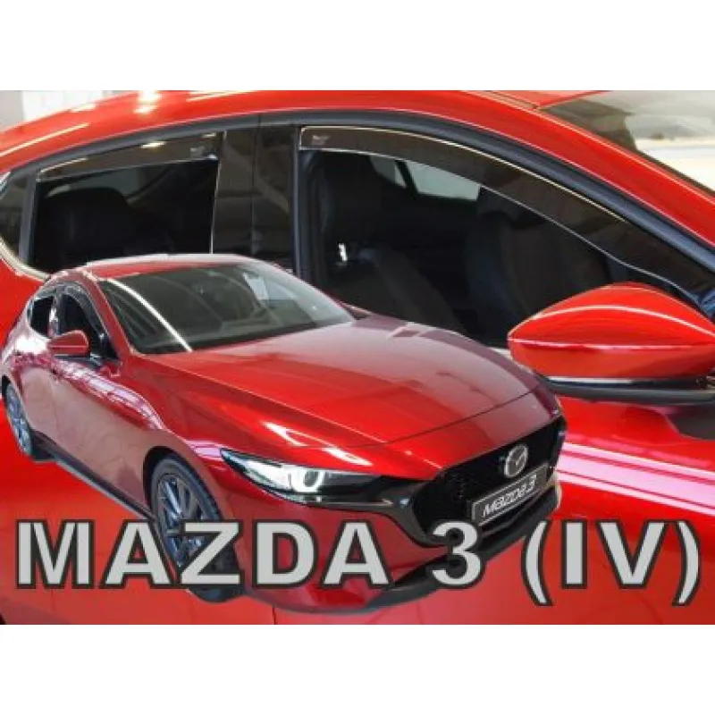 Ανεμοθραύστες για MAZDA 3 (2019+) 5D - 4 τμχ. εμπρός και πίσω Ανεμοθραύστες για MAZDA 3 (2019+) 5D - 4 τμχ. εμπρός και πίσω