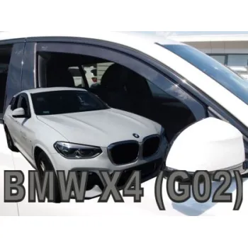 Ανεμοθραύστες για  BMW X4 G02 (2018+) 5D - 2 τμχ. εμπρός