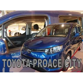 Ανεμοθραύστες για OPEL Combo E 5d / CITROEN Berlingo / PEUGEOT Rifter / TOYOTA ProAce City (2018+) - 4 τμχ. εμπρός και πίσω