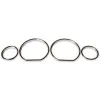 Δαχτυλίδια καντράν για BMW E36 / Z3 (1991-1999) - χρωμίου