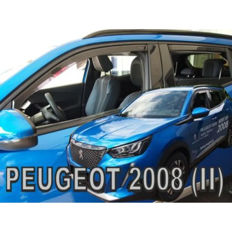Ανεμοθραύστες για PEUGEOT 2008 / E-2008 II 5D (2019+) - 4 τμχ. εμπρός και πίσω Ανεμοθραύστες για PEUGEOT 2008 / E-2008 II 5D (2019+) - 4 τμχ. εμπρός και πίσω