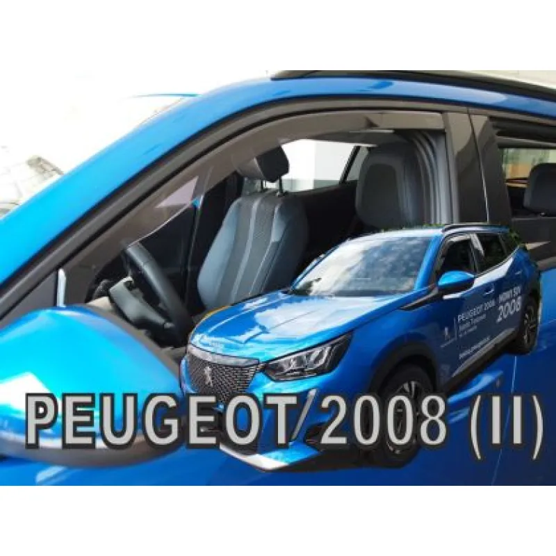 Ανεμοθραύστες για PEUGEOT 2008 / E-2008 II 5D (2019+) - 2 τμχ. εμπρός Ανεμοθραύστες για PEUGEOT 2008 / E-2008 II 5D (2019+) - 2 τμχ. εμπρός