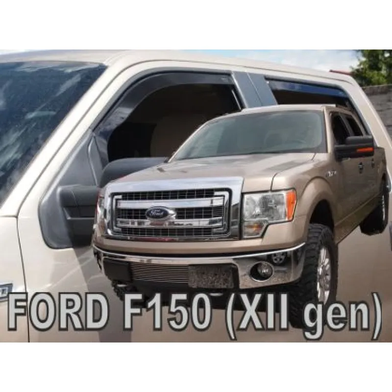 Ανεμοθραύστες για FORD F150 XLT 4D (2008-2014) - 4 τμχ. εμπρός και πίσω Ανεμοθραύστες για FORD F150 XLT 4D (2008-2014) - 4 τμχ. εμπρός και πίσω