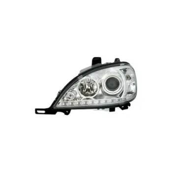 Φανάρια εμπρός led για Mercedes ML W163 (2002-2005) , με λάμπες (Η1) - σετ 2τμχ.