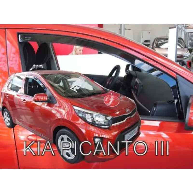 Ανεμοθραύστες για Kia Picanto III 5D (2017+) - 2 τμχ. εμπρός Ανεμοθραύστες για Kia Picanto III 5D (2017+) - 2 τμχ. εμπρός