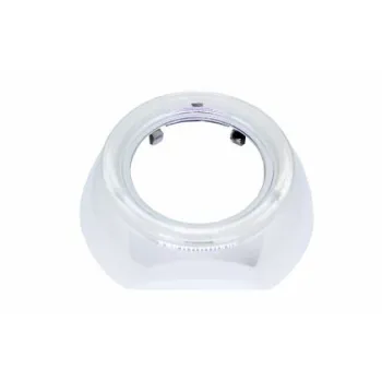 Καπάκι για προτζέκτορες Morimoto Mini 2.5'' - ημικύκλιο D=13 cm - χρωμίου με χώρο για angel eyes