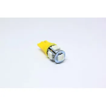 Led λάμπα τύπου Τ10 με 5 SMD led 4300K - 1τμχ.