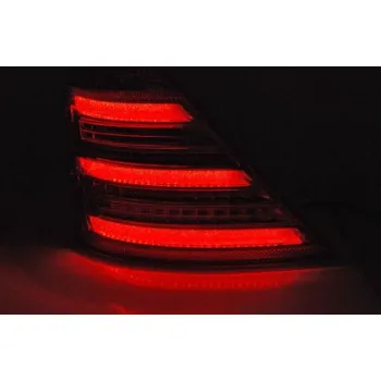 Πίσω φανάρια led για Mercedes W221 S-class (2005-2011) - facelift design με τρεχούμενο φλας - σετ 2τμχ.
