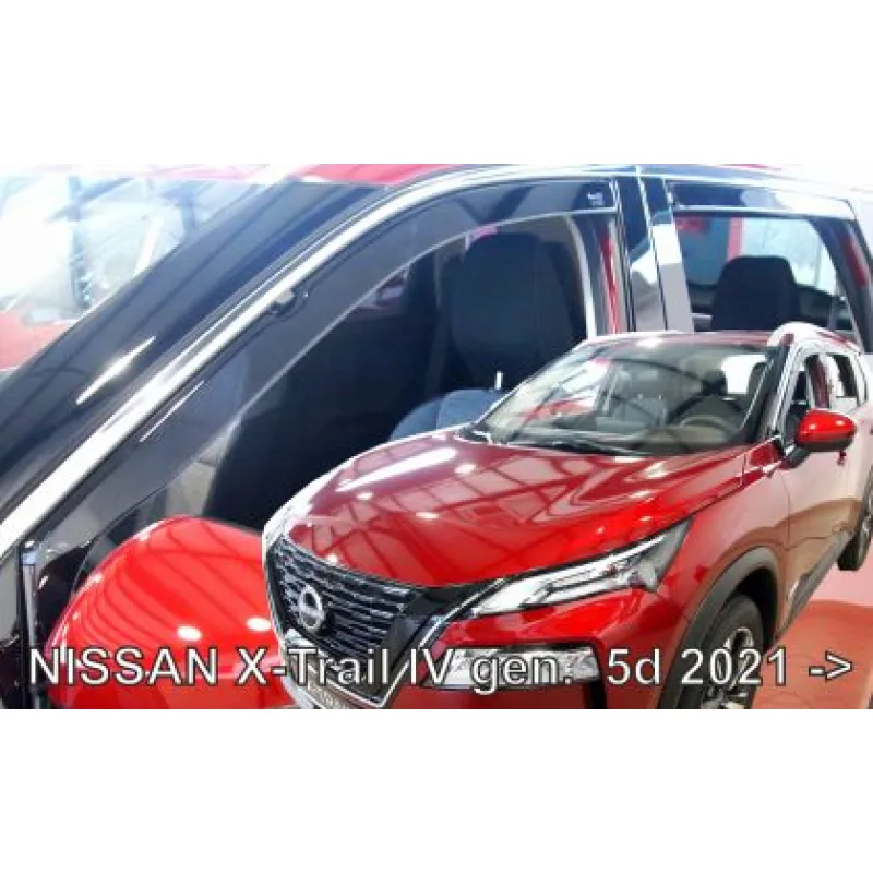 Ανεμοθραύστες για Nissan X-Trail (2021+) - 4 τμχ. εμπρός και πίσω Ανεμοθραύστες για Nissan X-Trail (2021+) - 4 τμχ. εμπρός και πίσω