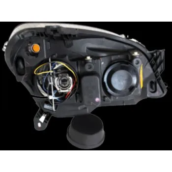 Φανάρια εμπρός angel eyes για Opel Astra H (2004-2009) - μαύρα ,  χωρίς  λάμπες (Η 7 ) - σετ 2τμχ.