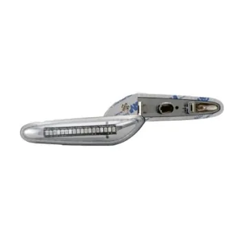 Led φλας φτερού για BMW E46 (2001-2005) / E60 / E90 - χρωμίου με τρεχούμενο φλας - σετ 2τμχ.