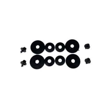 Λαστιχένια πατάκια Rezaw Plast για AUDI A3 8V Sedan / Sportback  (2012-2020) / Volkswagen Golf 7 (2012-2019) / Golf 8 Hatchback (2019+) TSI, TDI, χωρίς 4χ4 - τύπου σκαφάκι - 4τμχ.