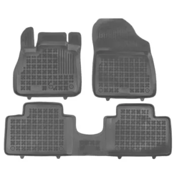 Λαστιχένια πατάκια Rezaw Plast για RENAULT Grand Scenic IV (2016-2022) - τύπου σκαφάκι - 3τμχ.