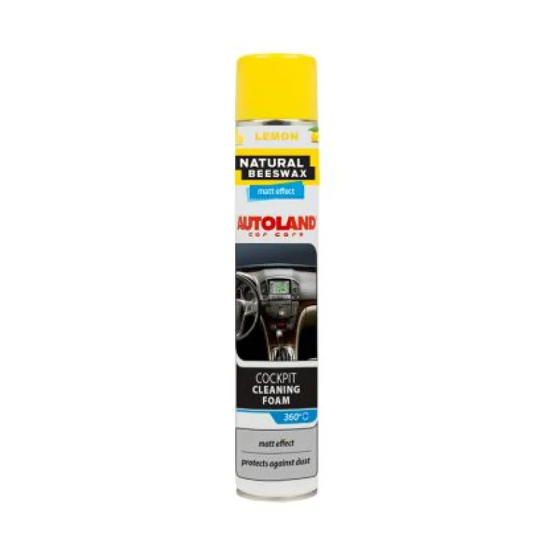 Καθαριστικό ταμπλό ματ Cockpit cleaner aerosol 750ml matt effect foam lemon Καθαριστικό ταμπλό ματ Cockpit cleaner aerosol 750ml matt effect foam lemon