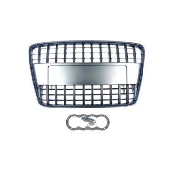 Μάσκα χωρίς σήμα για Audi Q7 (2005-2009) - μαύρη  ματ  S-Line Design