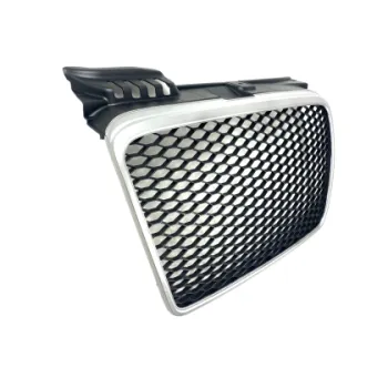 Μάσκα χωρίς σήμα για Audi A4 B7 (2004-2008) - RS LOOK ασημένιο - ματ
