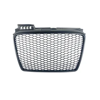 Μάσκα για χωρίς σήμα για Audi A4 B7 (2004-2007) - RS LOOK - μαύρη  ματ