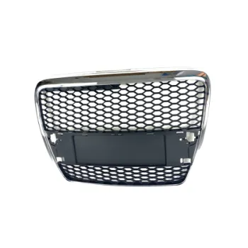 Μάσκα χωρίς σήμα για Audi A6 C6 (2004-2008) - με πλαίσιο χρωμίου RS Look