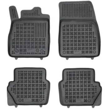 Λαστιχένια πατάκια Rezaw Plast για FORD Fiesta VII  (2017-2023) / FORD Ecosport II (2012-2018) / FORD Puma / Hybrid (2019+) - τύπου σκαφάκι - 4τμχ.