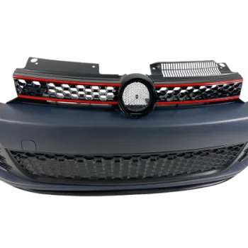 Προφυλακτήρας εμπρός για Vw Golf 6 με μάσκα και προβολάκια - GTI design