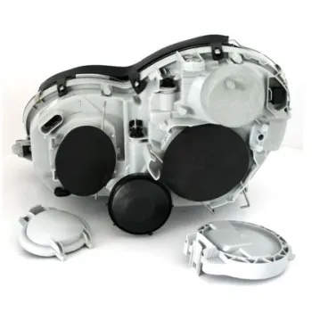 Φανάρια εμπρός led για Mercedes C-CLASS W203 (2000-2004) sedan , με λάμπες (Η7) - σετ 2τμχ.
