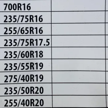 Αντιολισθητικές αλυσίδες για φορτηγάκια, βαν, τζιπ, suv (μέγεθος 260) για 16", 17", 19"  ζάντες - σετ 2τμχ.