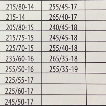Αντιολισθητικές αλυσίδες (μέγεθος 120) για 14'' , 15'' , 16", 17", 18", 19"' ζάντες - σετ 2τμχ.