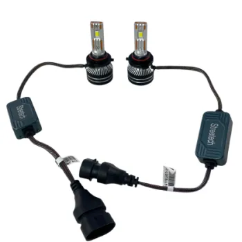 Led λάμπες 9005 / HB3 Streetech μοντέλο STN2 για μεσαία ή μεγάλα φώτα 150 000 lux , 45 Watt - CANBUS 6000K - 1500% πιό έντονη φωτεινότητα 2τμχ.