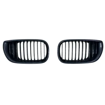 Μάσκα για BMW E46 sedan / combi (2001+) - carbon - 2τμχ.
