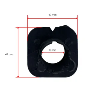 Βάσεις parktronic για προφυλακτήρα BMW E60 24mm - 4τμχ. ορθογώνιες