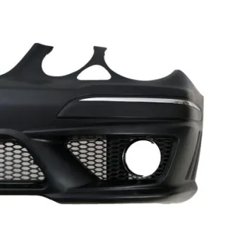 Προφυλακτήρας εμπρός για Mercedes W211 E-Class (2006-2009) - AMG Design με LED φώτα ημέρας, με ανοίγματα parktronik